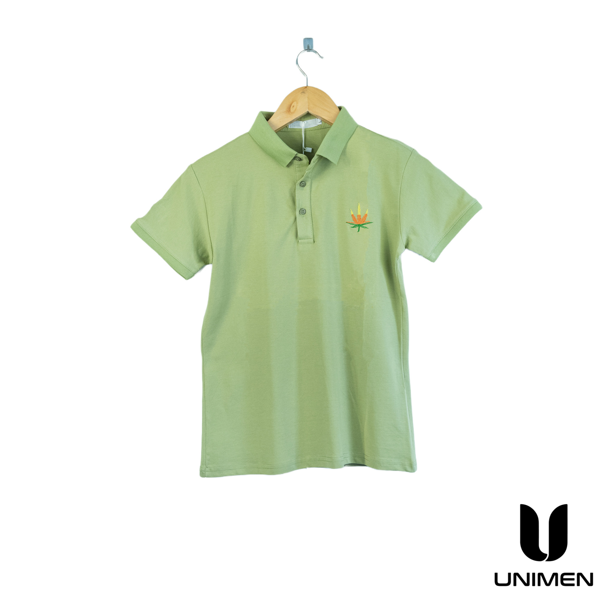 Basic Wear Green Grass Polo Shirt