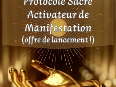 ✨ NOUVEAUTÉ MAGIQUE À DÉCOUVRIR ✨LE PROTOCOLE SACRE ACTIVATEUR DE MANIFESTATION 💫
