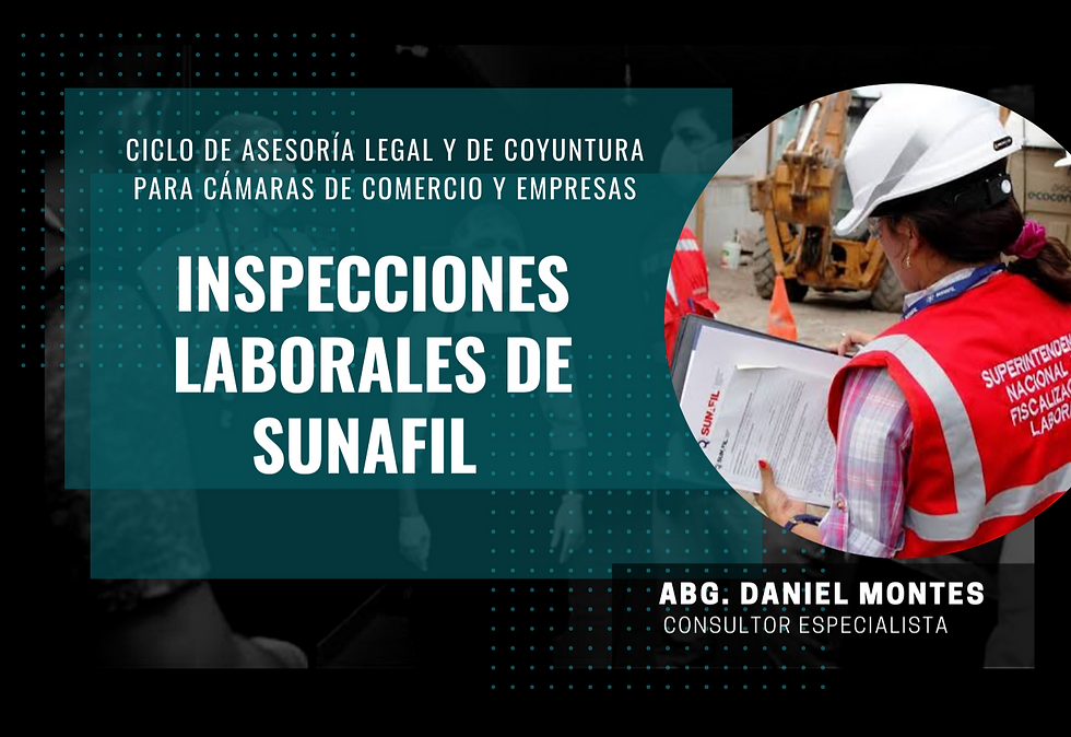 Inspecciones laborales de SUNAFIL