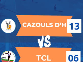 Résultat Départementale 2 : Cazouls d'Hérault - TCL