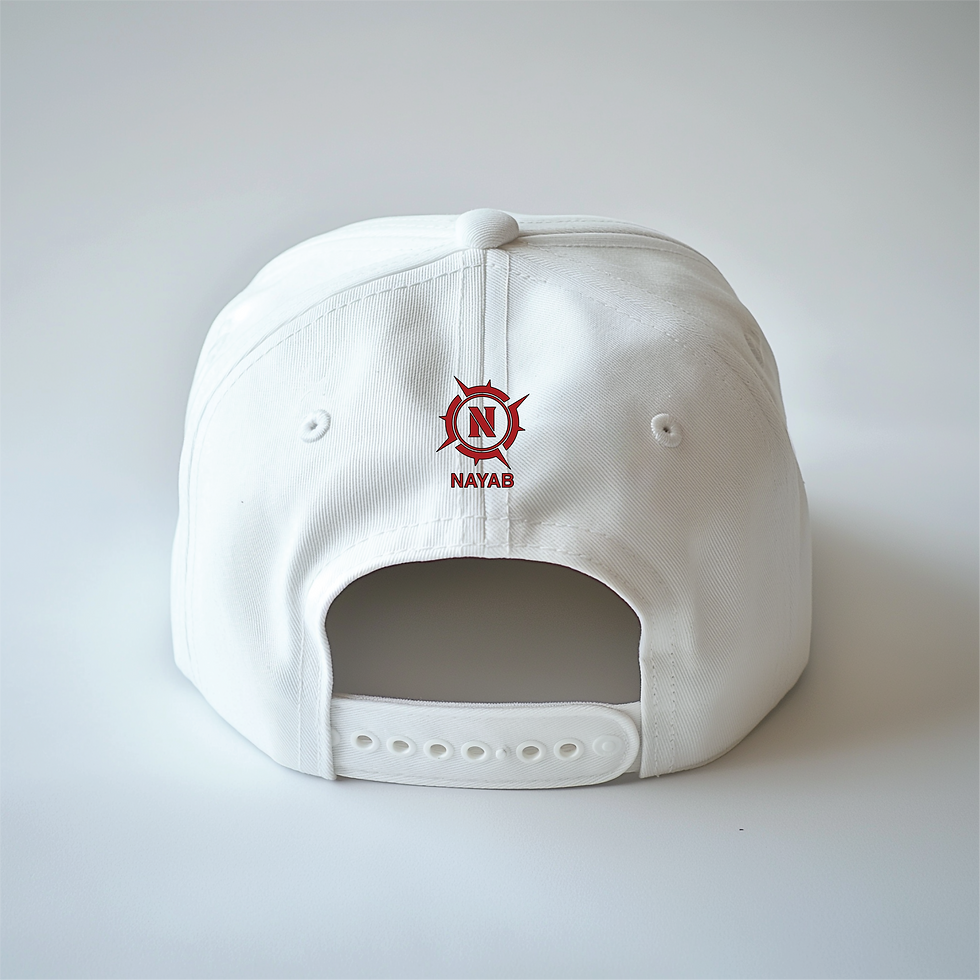 Thumbnail: Hyderabad Cool Vibe White Baseball Cap-Red