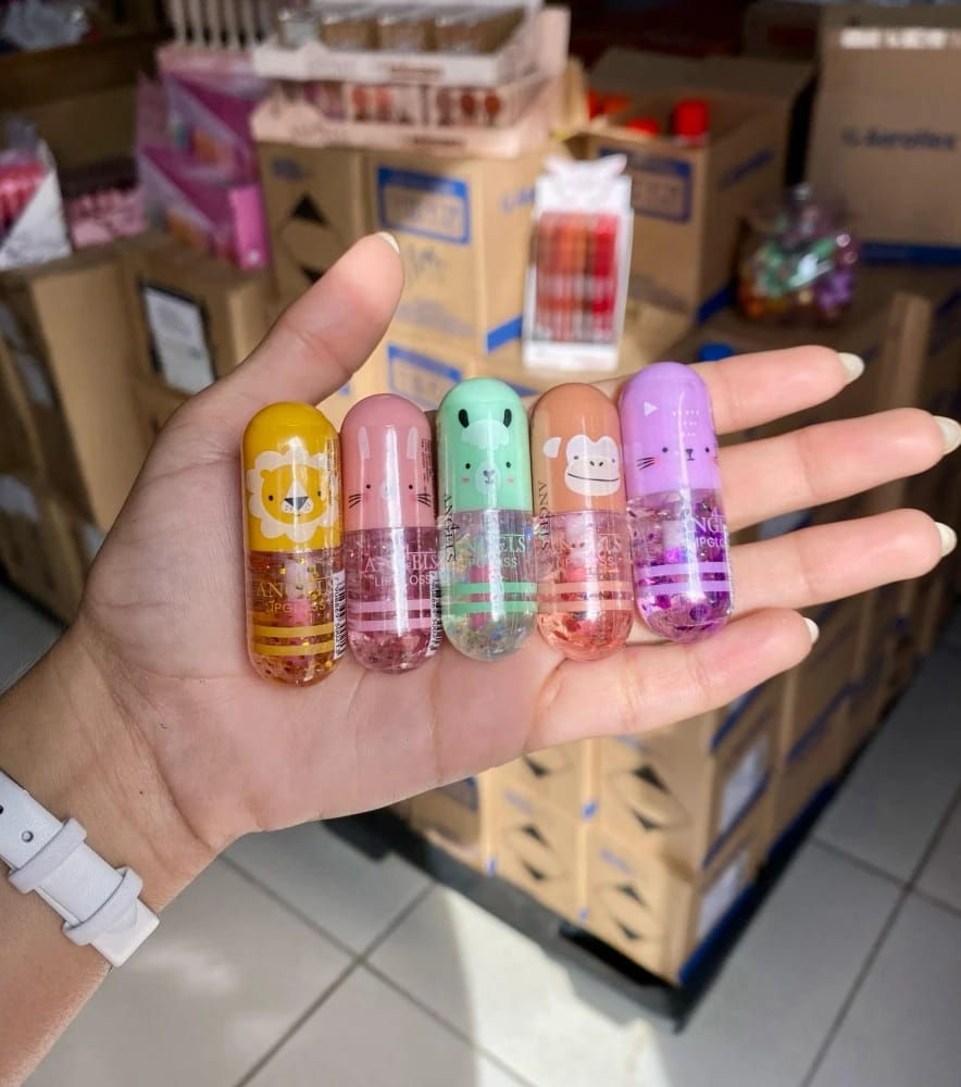 Lip gloss mini - animais