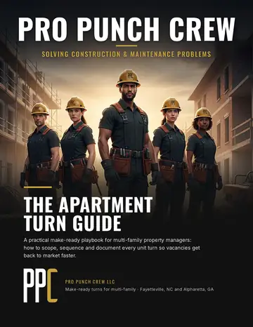 Cover of The Apartment Turn Guide by Pro Punch Crew