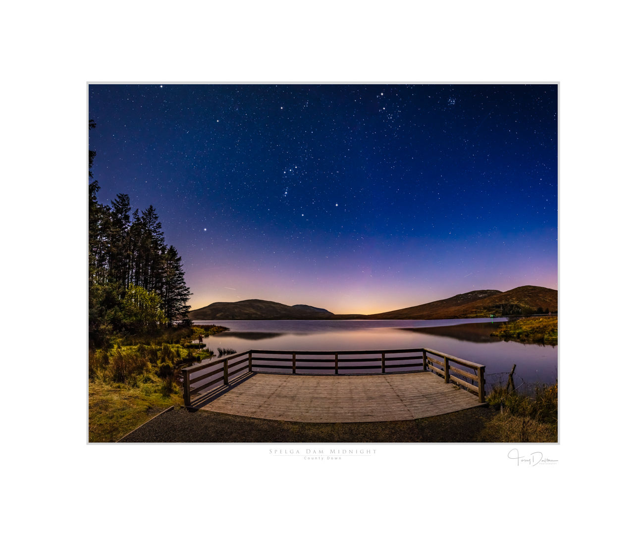 Spelga Dam Midnight
