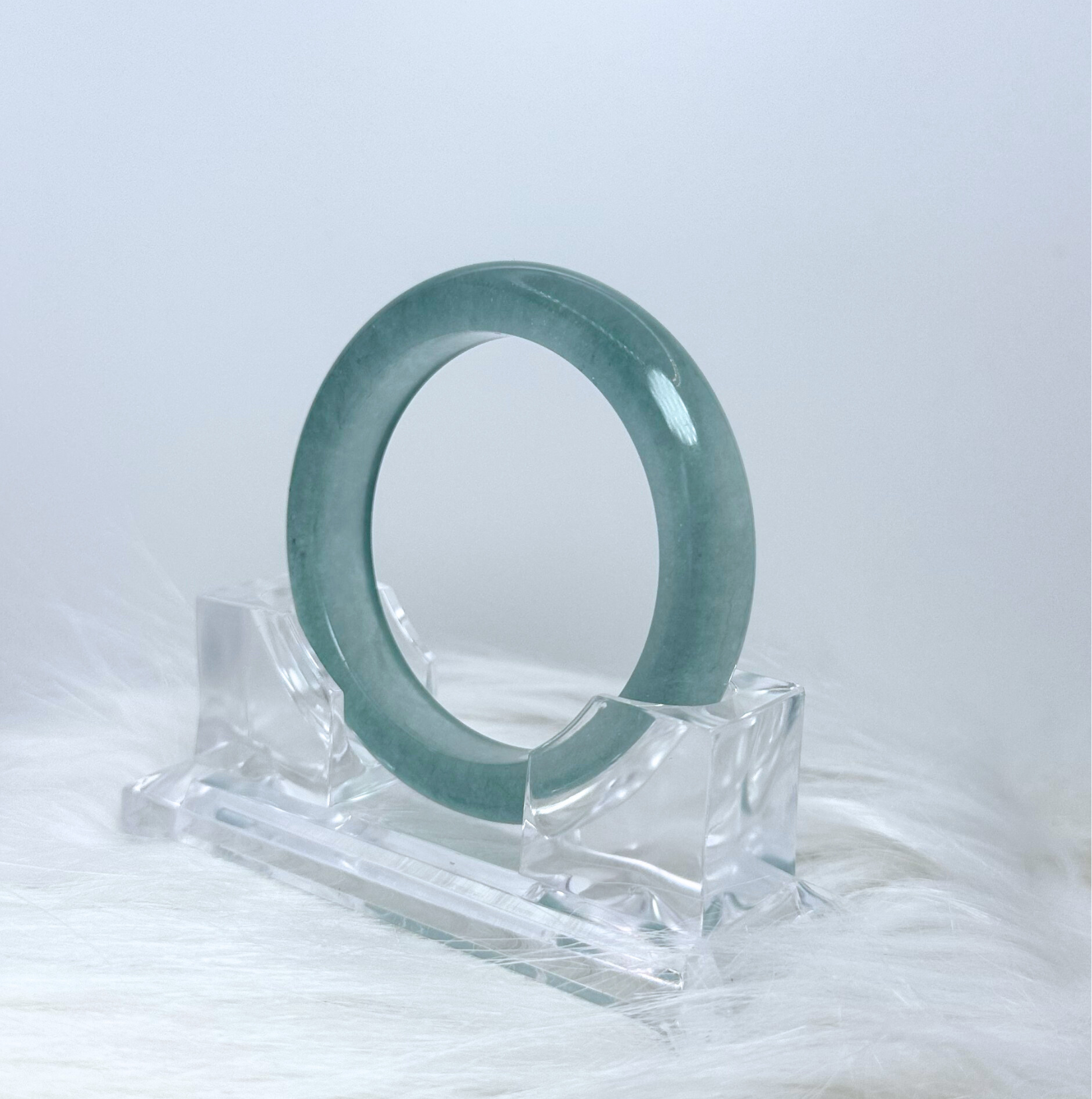 Du Long Thạch Anh lam thiên thanh nhạt (Bản Hẹ/Dày)