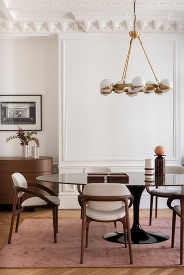 Salle à manger appartement haussmannien détail