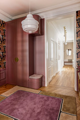 Banc d'entrée appartement haussmannien