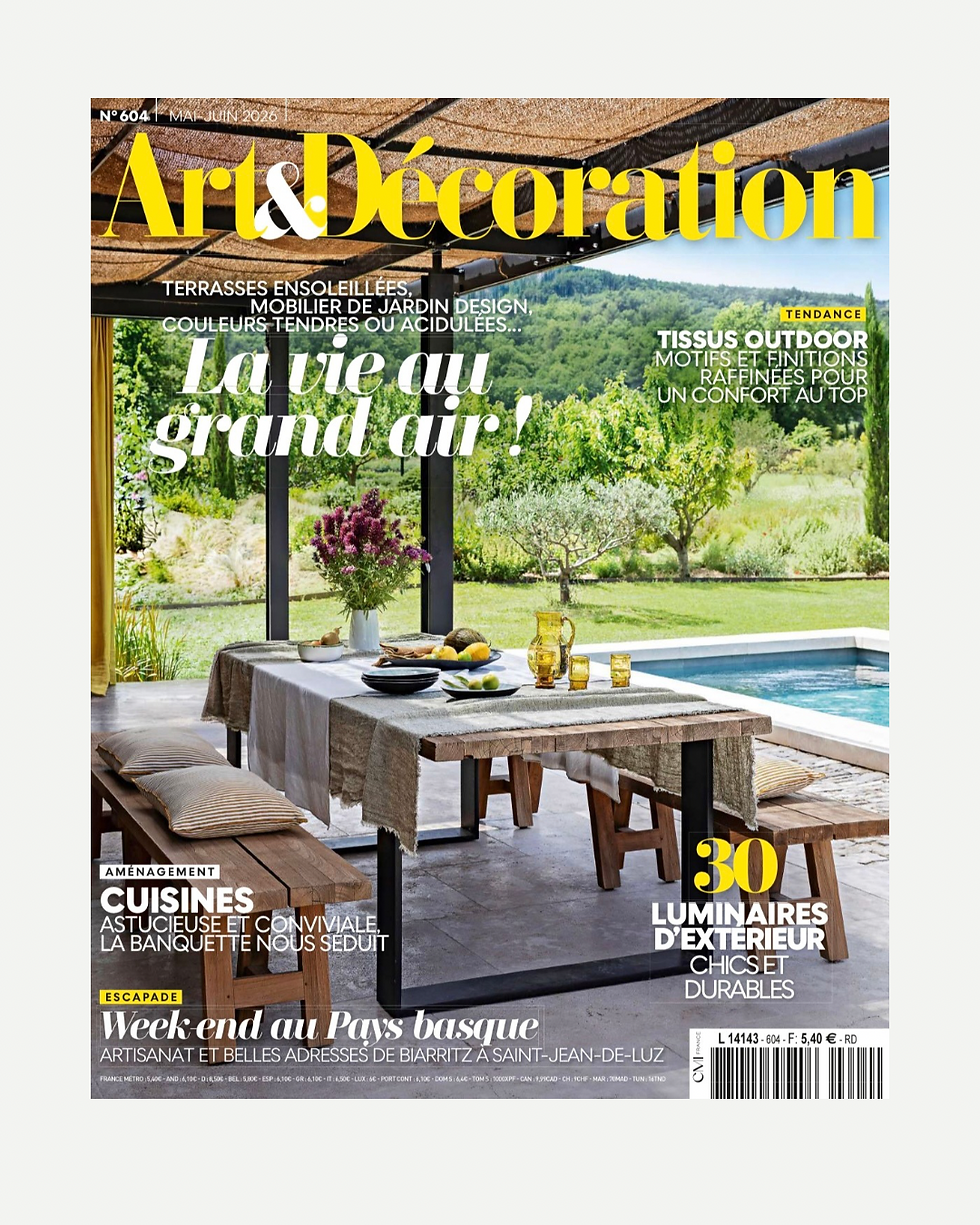 Page de garde Art et décoration mai-juin 2026