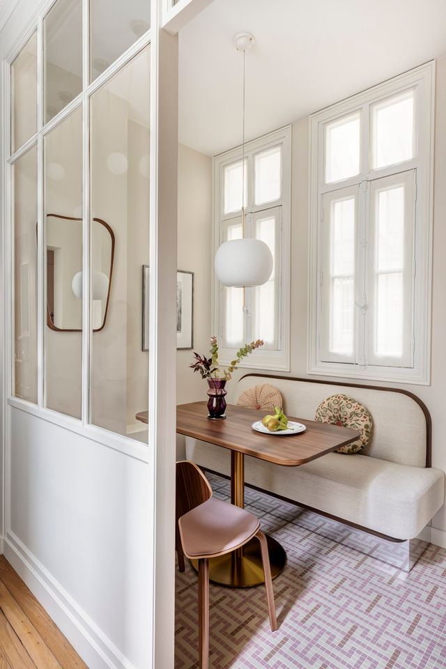Verrière bois sur mesure Paris 16e