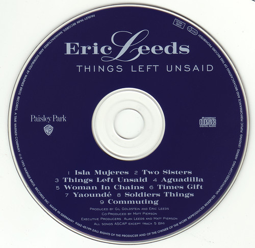 Buy Eric Leeds Things Left Unsaid 1993 Download | Paisley