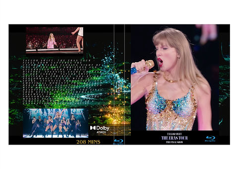 Taylor Swift The Eras Tour the Final Show 2025 Blu ray | Custom