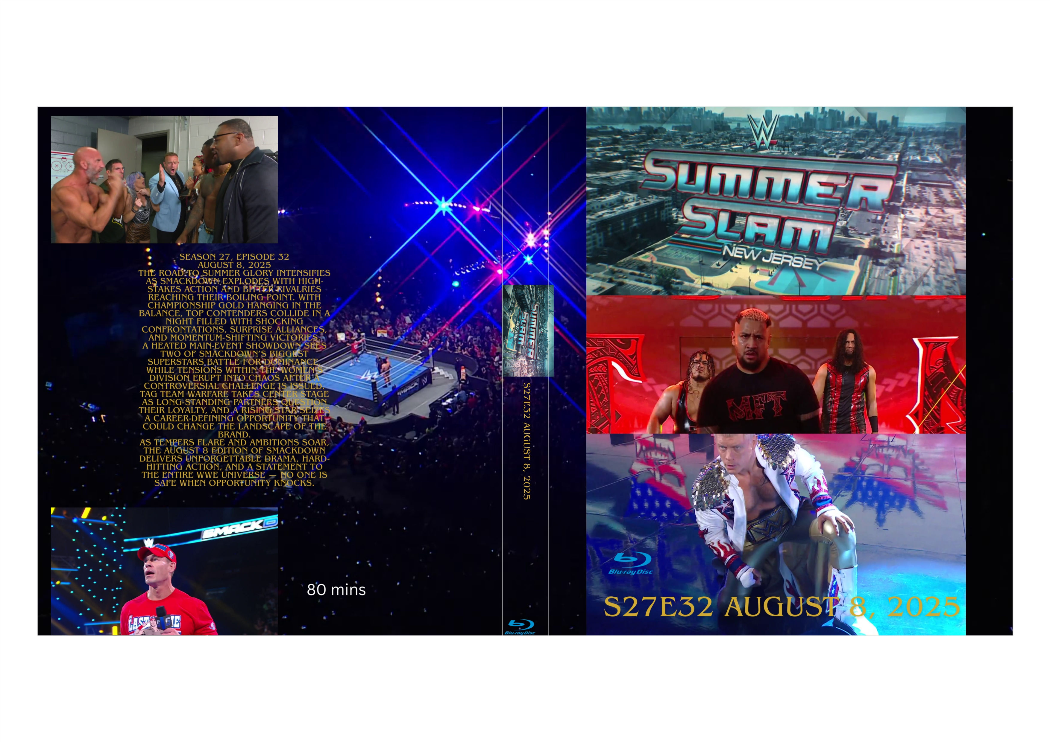 WWE Friday Night SmackDown August 8, 2025 Blu ray