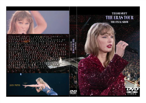 Taylor Swift The Eras Tour the Final Show 2025 DVD | Custom