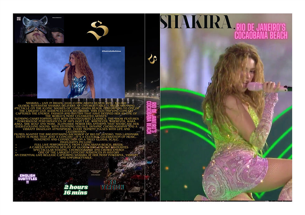 Miniatura: Shakira Rio De Janeiro Brazil Cocaobana Beach 2026 DVD