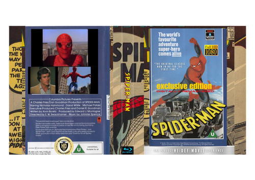  Man CD、DVD/Blu-rayまとめ売り Spider-man (1977 live action) Digitally Remastered Blu ray