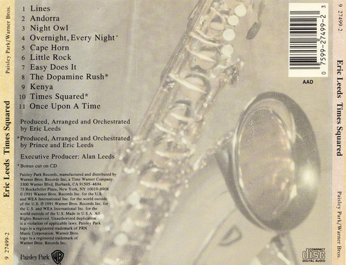 Buy Eric Leeds Times Squared Vinyl CD | Rare Paisley 1991