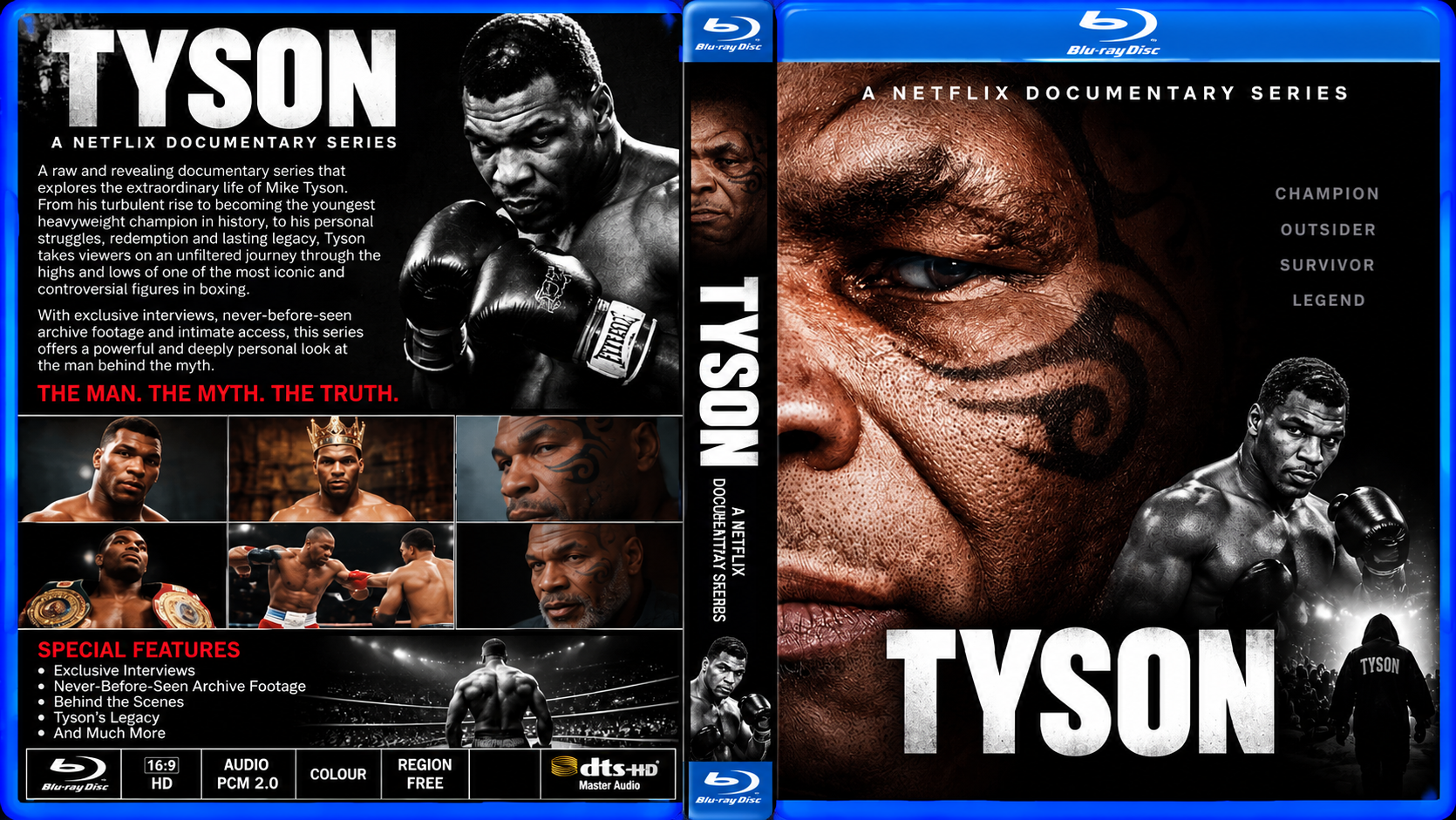 Tyson (2026) – Mike Tyson Documentary Series Blu-ray | The Life & Legacy of Iron