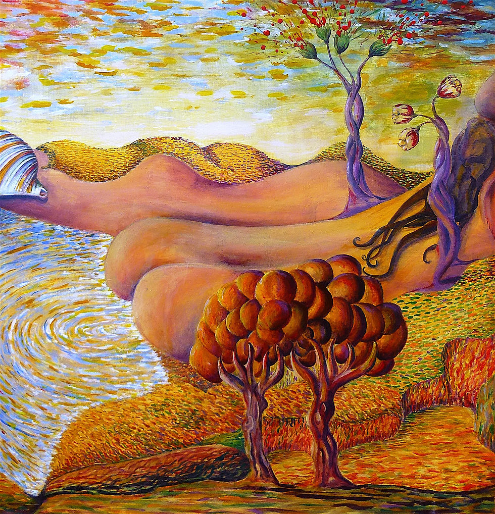 NATURA MADRE 2013 L60X80H Acrylic colors on wood