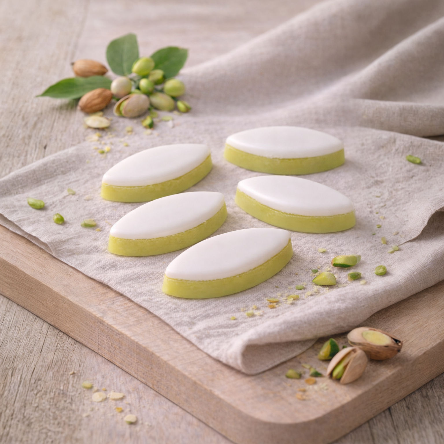 Fondant Calisson Amande pistache 🍃