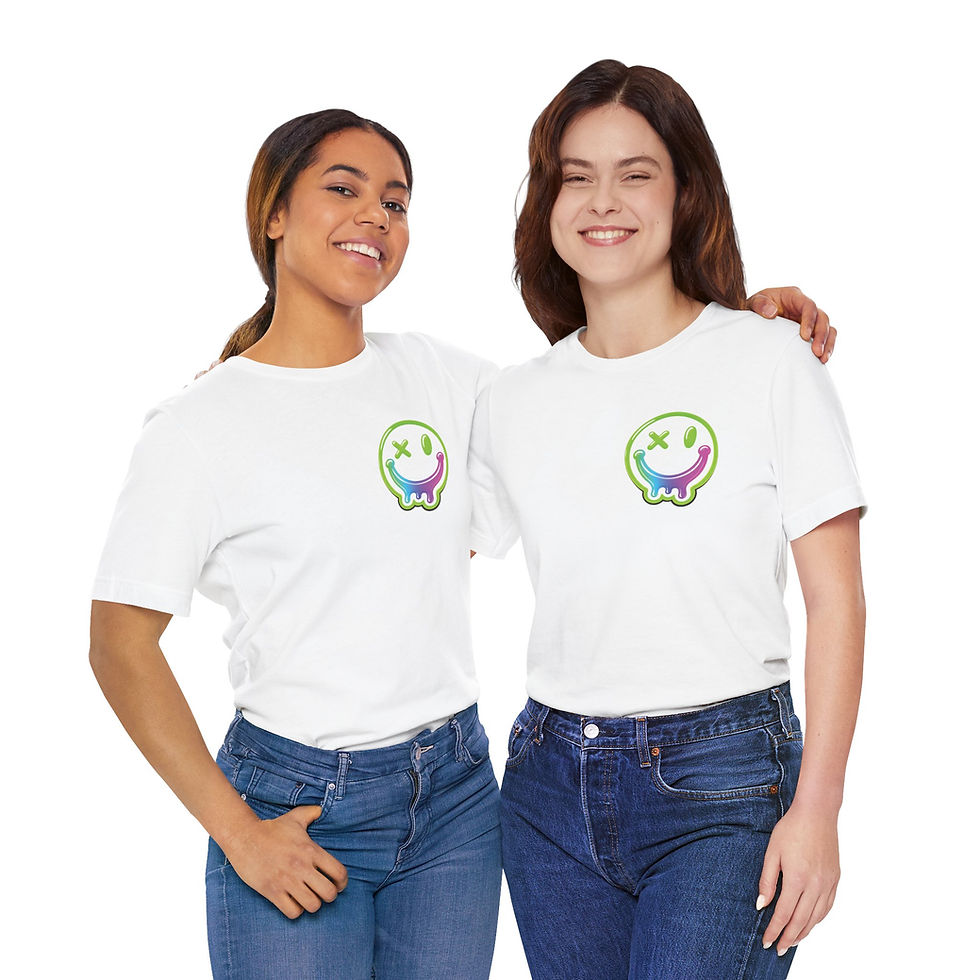 Thumbnail: Neon Smiley Drip Tee