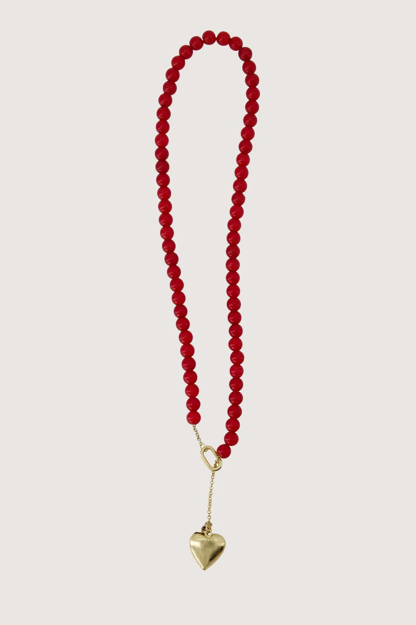 Ketting van kralen met hart