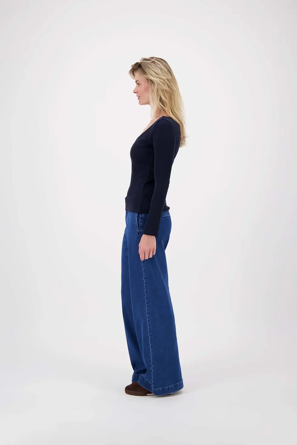 Broek van jogger denimstof