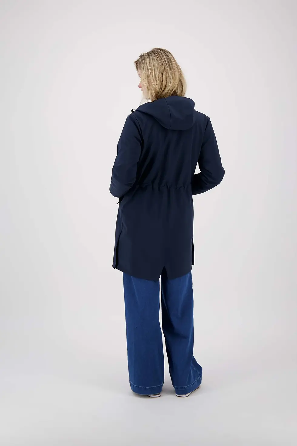 Thumbnail: Lange softshell jas met zachte binnenkant