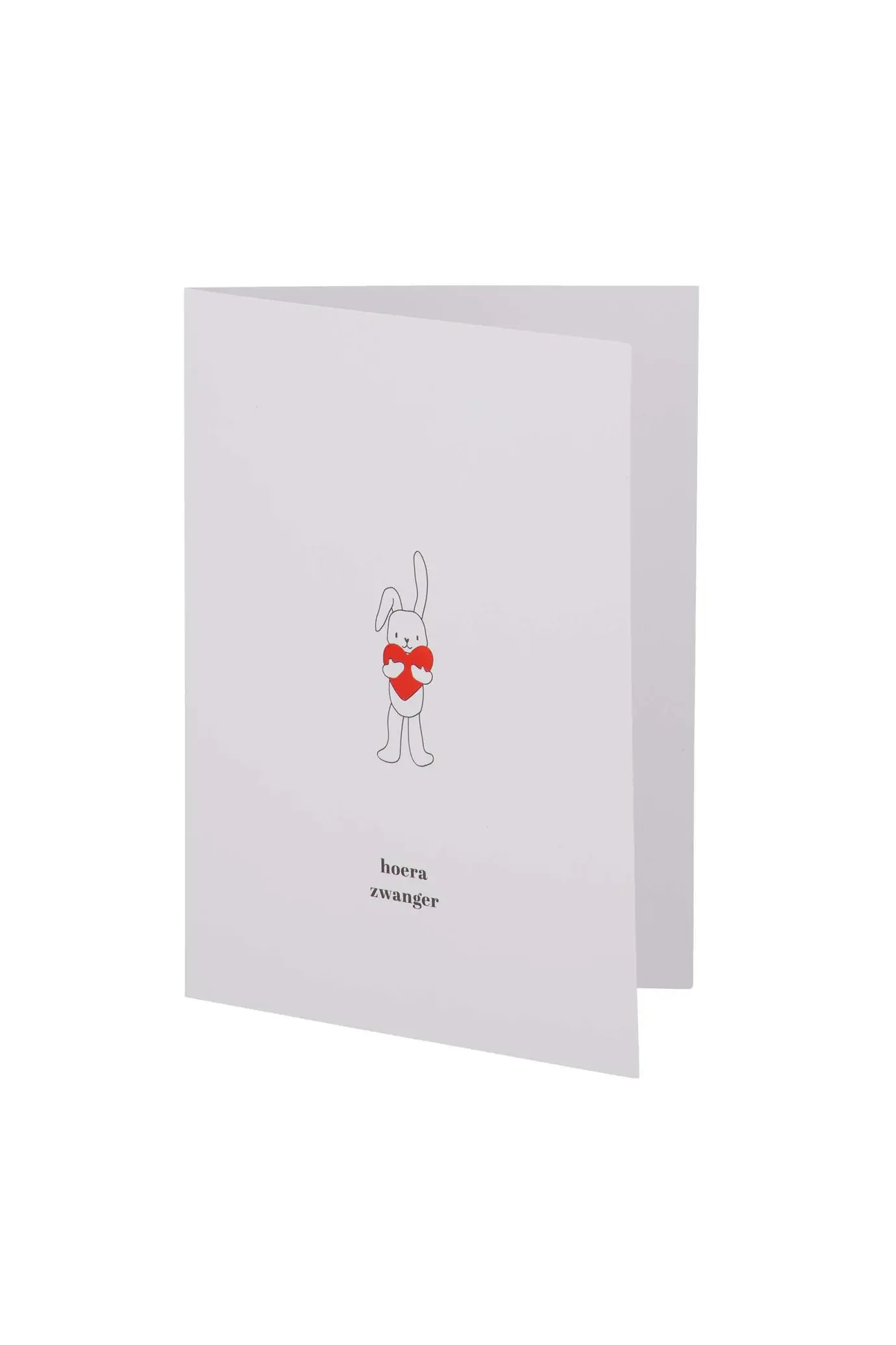 Wenskaart hoera zwanger