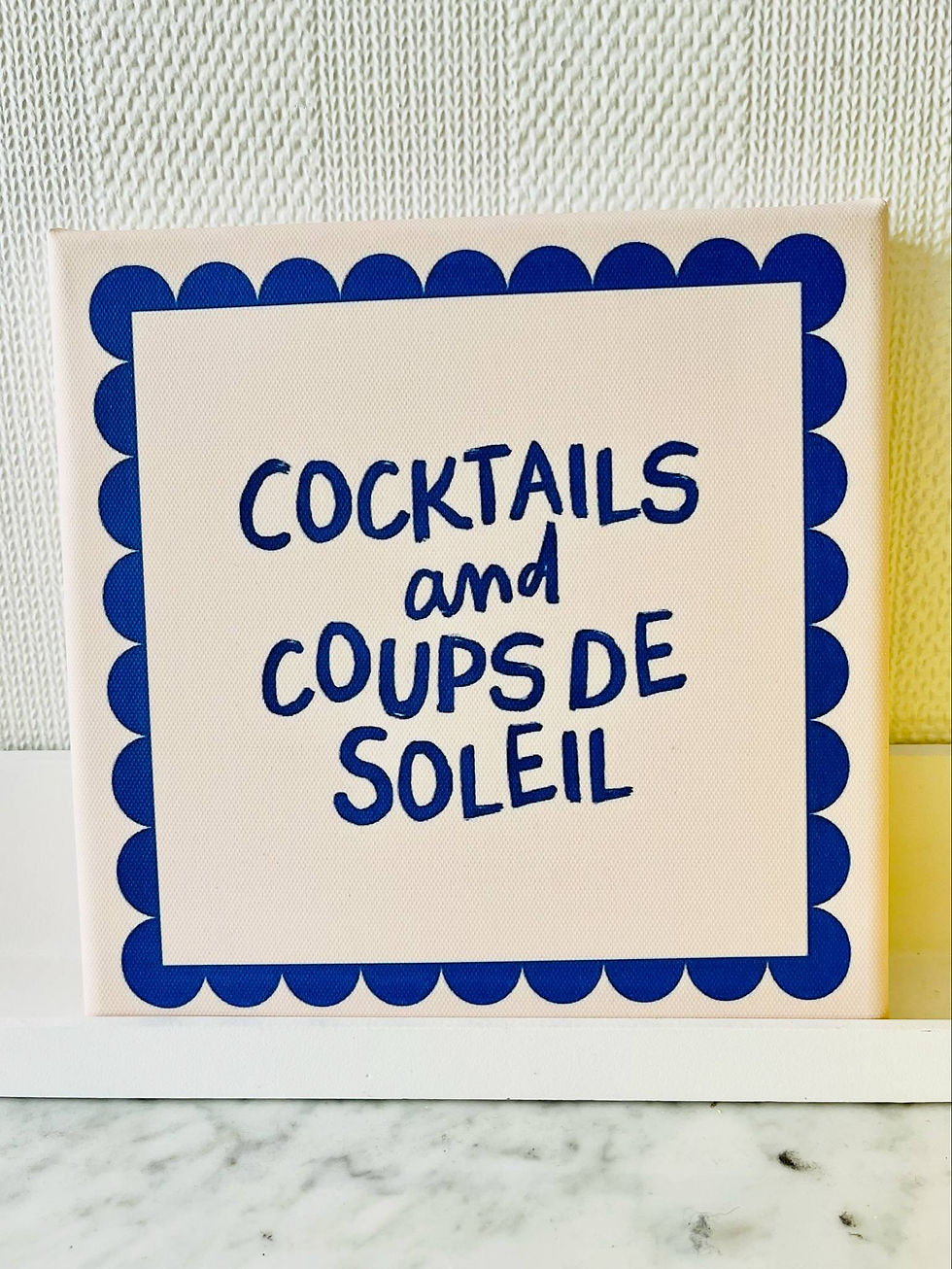 Thumbnail: Canvas 'cocktails and coups de soleil'