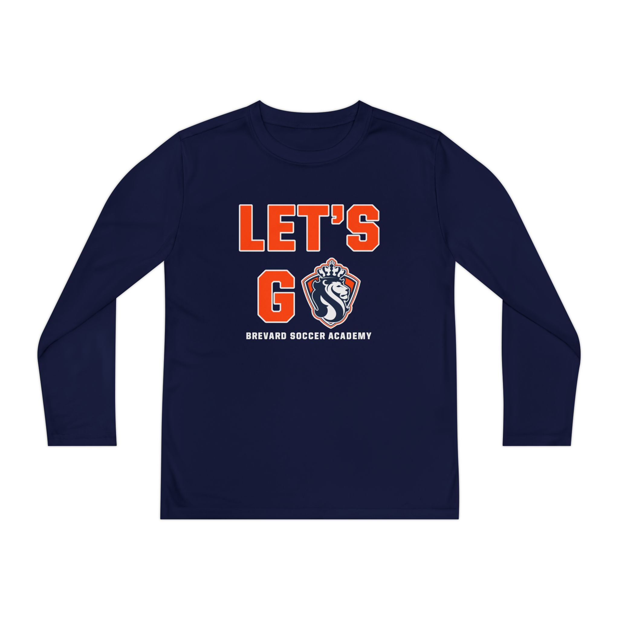 Let's Go BSA Customizable Youth Long Sleeve Competitor Tee