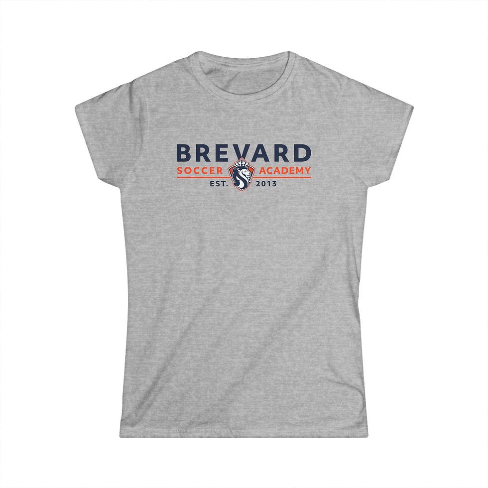 Thumbnail: BSA Center Stacked customizable fan tee Ladies Softstyle T-Shirt