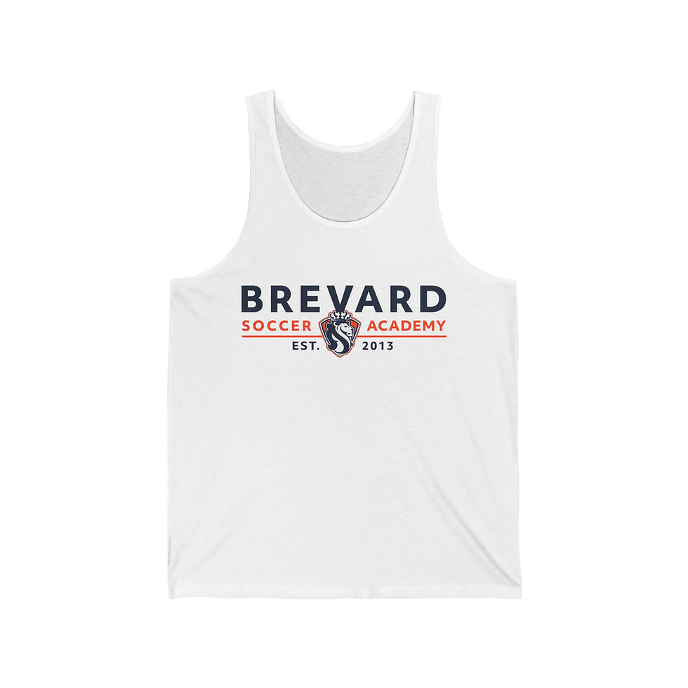 Thumbnail: BSA Center Stacked Customizable Unisex Jersey Tank