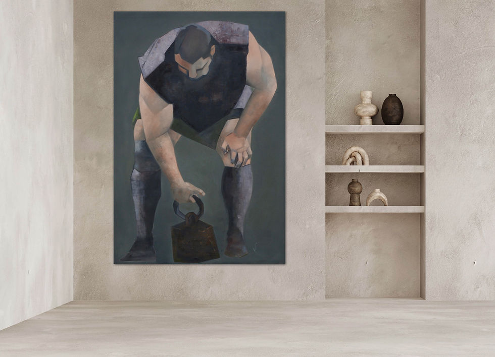Thumbnail: 'Weight over Bar' unframed