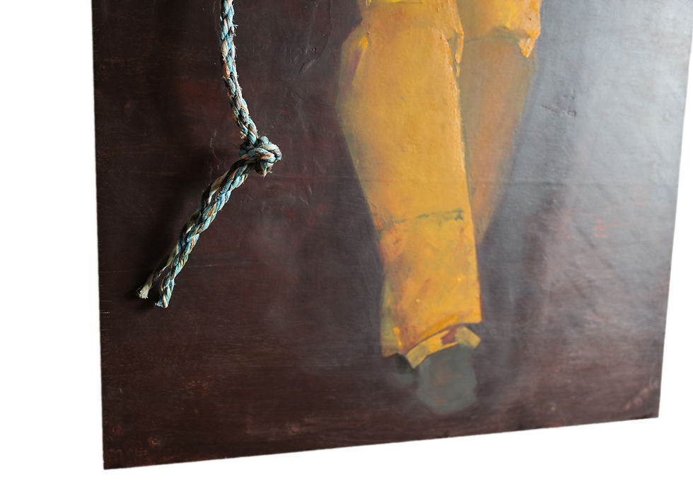 Miniatura: Fixing The Buoy 64x122cm unframed