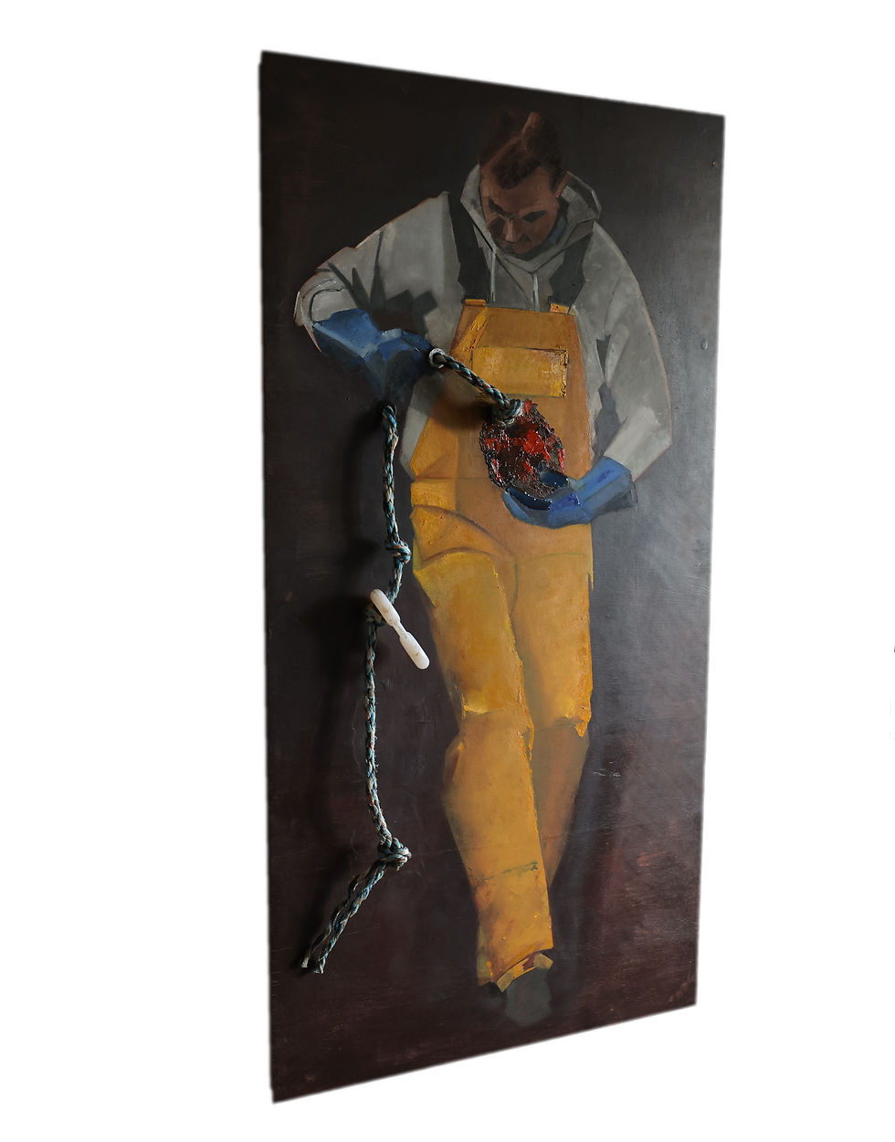 Thumbnail: Fixing The Buoy 64x122cm unframed