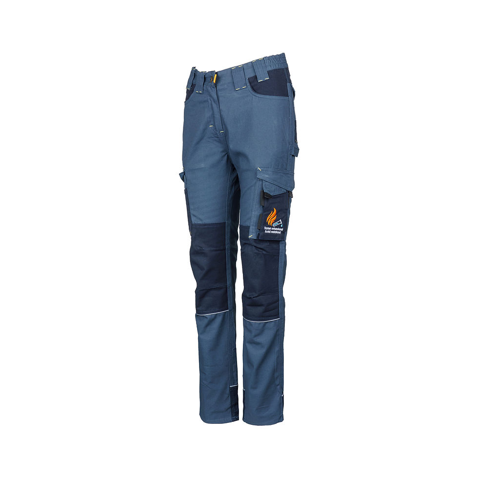 Thumbnail: The Rebel Ladies Tech Gear Acid Flame Trousers