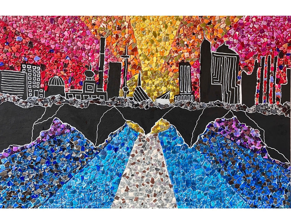 ARTS Grade 10 Eggshell Mosaic Art