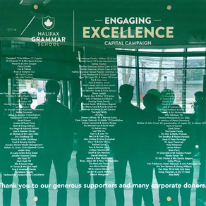 ALTRUISM: Engaging Excellence temporary donor wall is unveiled!