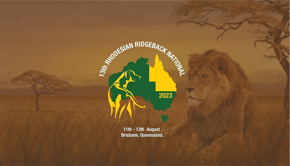 13th Rhodesian Ridgeback National