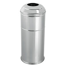 Paslanmaz Bombe Kapaklı Pedallı Çöp Kovası.jpg