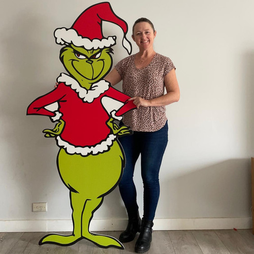 Grinch cutout - Large & Small | Blue Wave Group