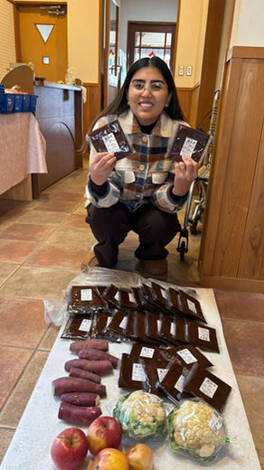 今日も食料品いただきました。