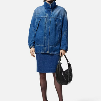 2010s Jean Jacket Versace style