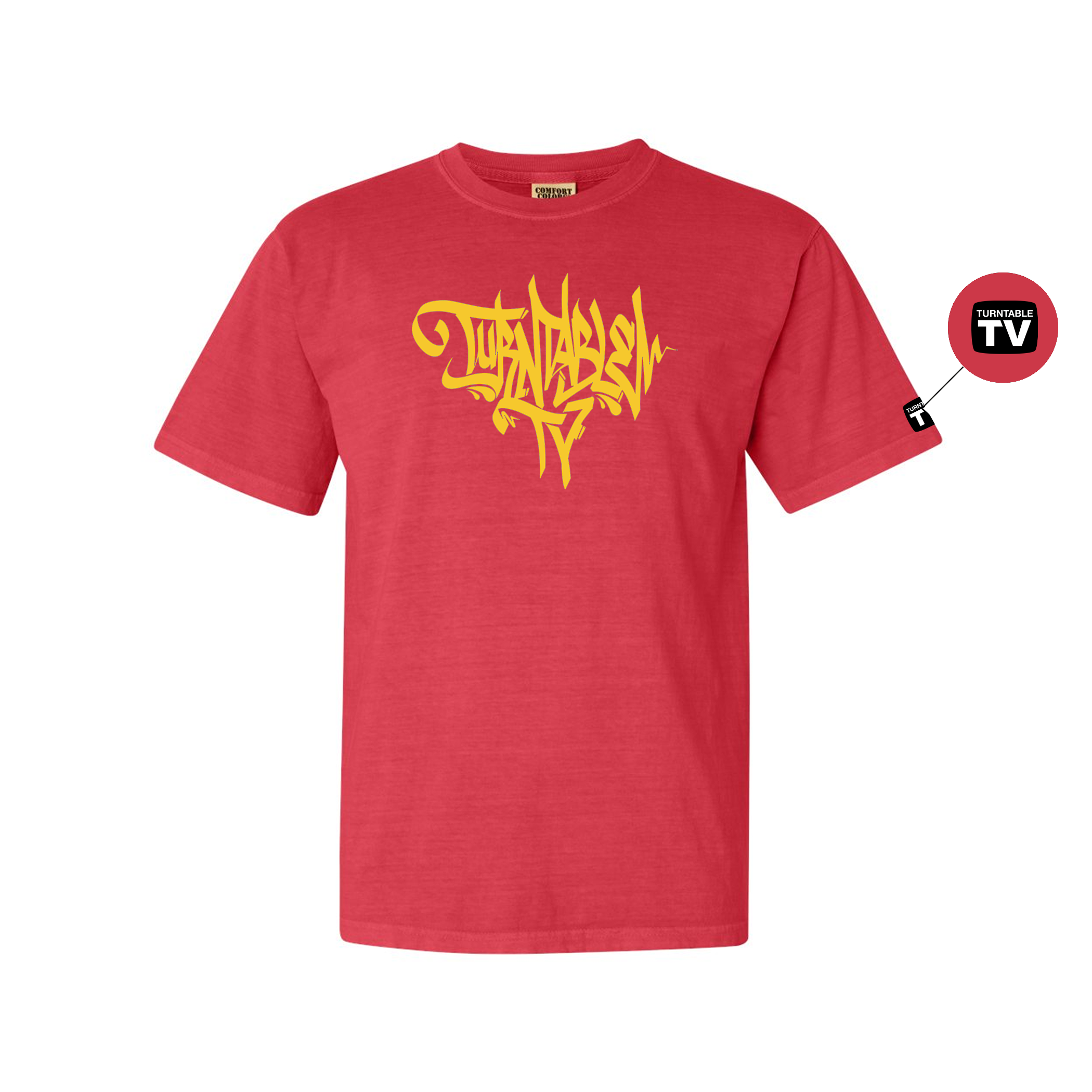 DJ Qbert Turntable TV Handstyle by EAST3 Tee