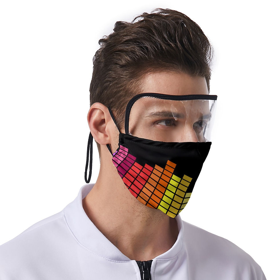 Thumbnail: All-Over Print Mask with Eye Shield