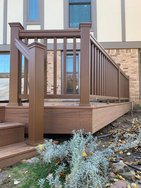 Trex composite decking and railing
