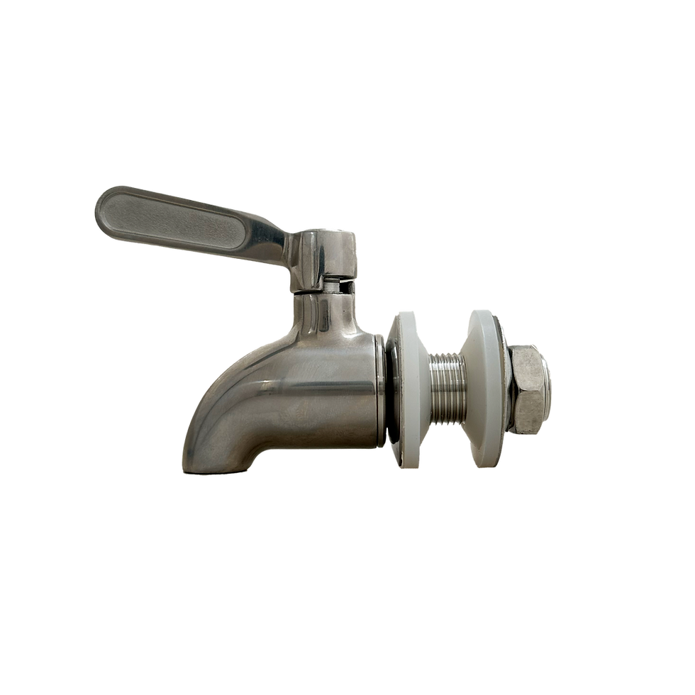 Miniatura: ALC-4 Válvula de acero inoxidable para licoreras con orificio de 3/4" Ø