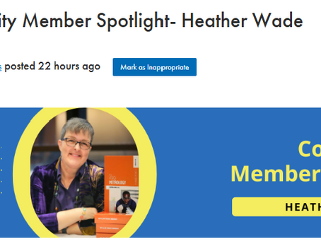 Heather A Wade Featured in ASQ Community Member Spotlight, June 2024