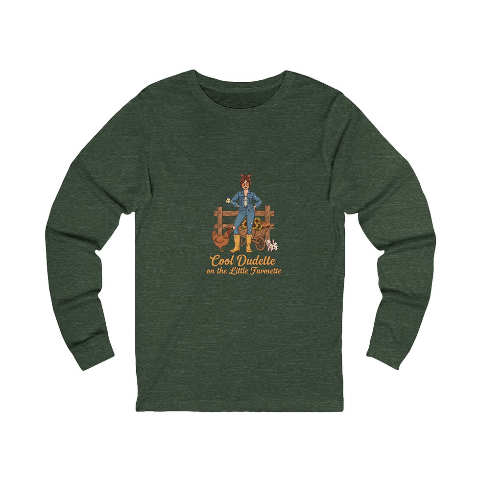 Thumbnail: Cool Daddio Farm Dad Long Sleeve Tee