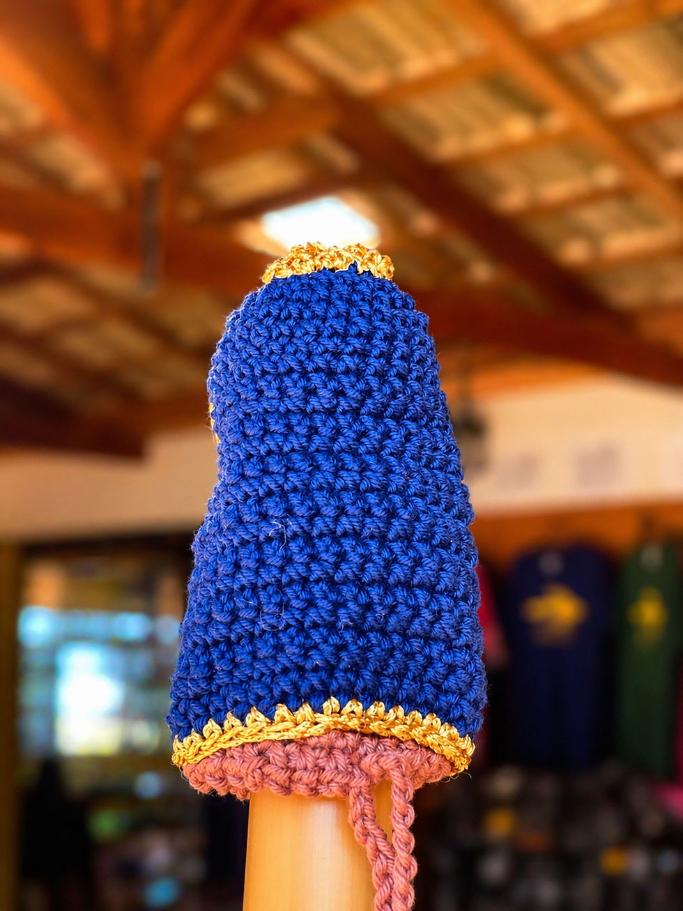 Miniatura: Nossa Senhora de Crochê Cajado 